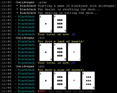 blackjack irc